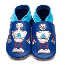 Chaussons cuir robot 18/24M...