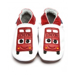 Chaussons cuir bus london...